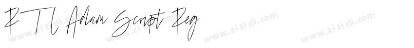 RTL Adam Script Reg字体转换